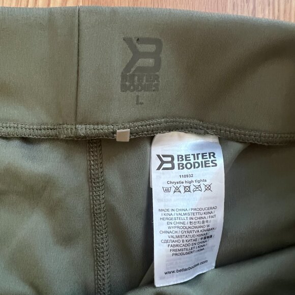 Better Bodies - Chrystie High Tights Green - L - Picture 5 of 5